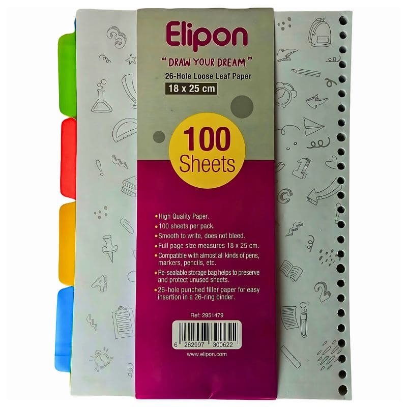 Untitled-design-2-72 یدک کلاسور 100 برگ ELIPON - تصویر 1