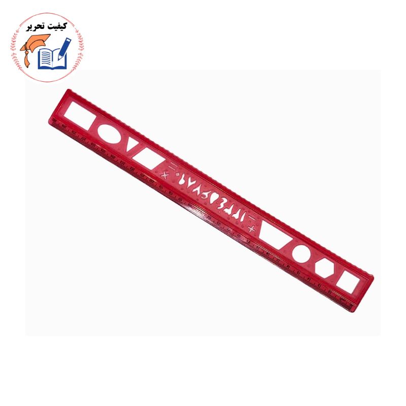خط کش 30 سانت ژله ای شابلون دار
